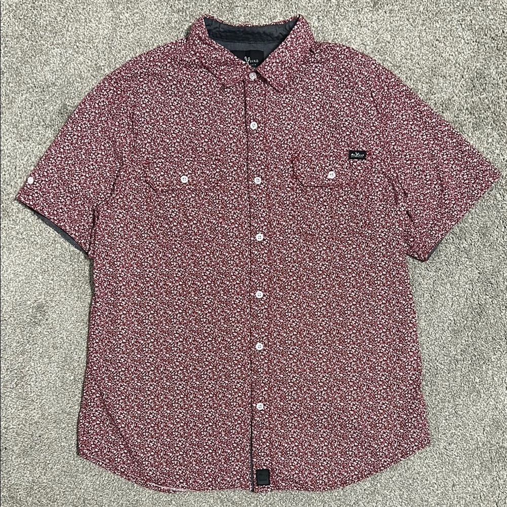 Y2K Marc Ecko Patterned Button Down